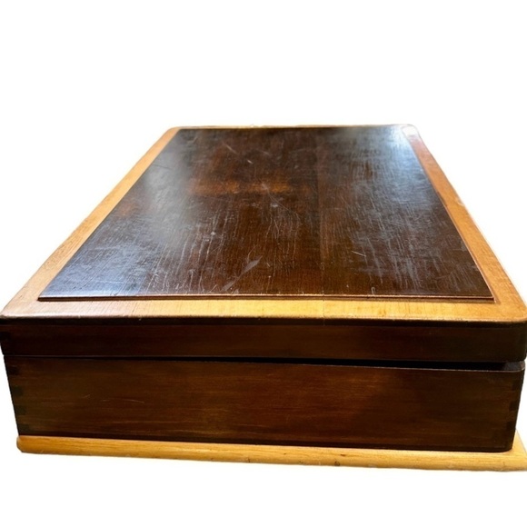 VINTAGE, KING EDWARD, EXQUISITE SILVERPLATE, ANTI-TARNISH CHEST. - Picture 7 of 15